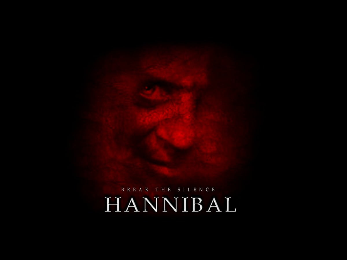 Black, darkness, red, fiction, album cover (scene from film "Hannibal") - HD screen wallpaper 1024x768