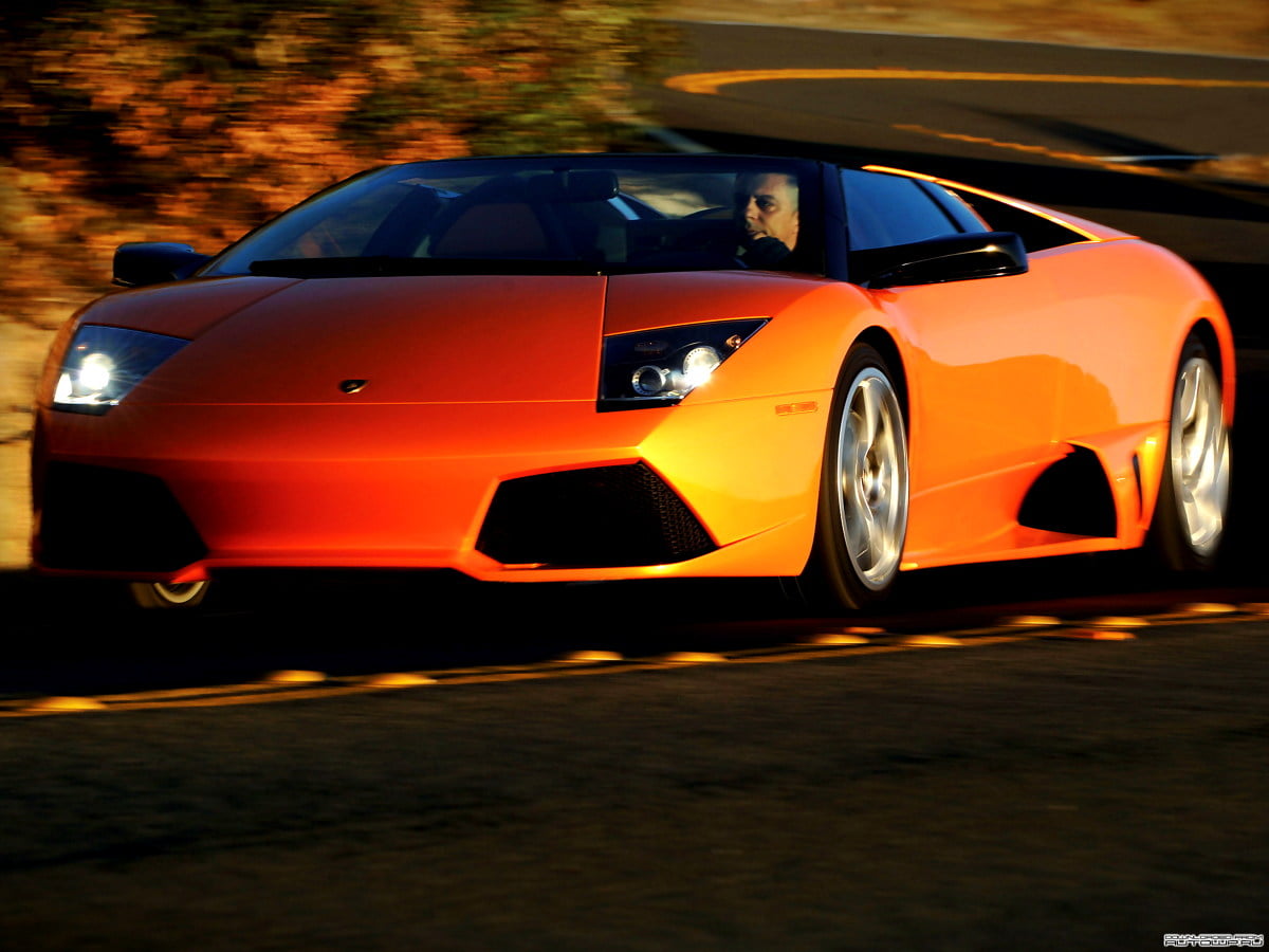Cars, supercar, Lamborghini, Lamborghini Murciélago, orange — free HD wallpapers