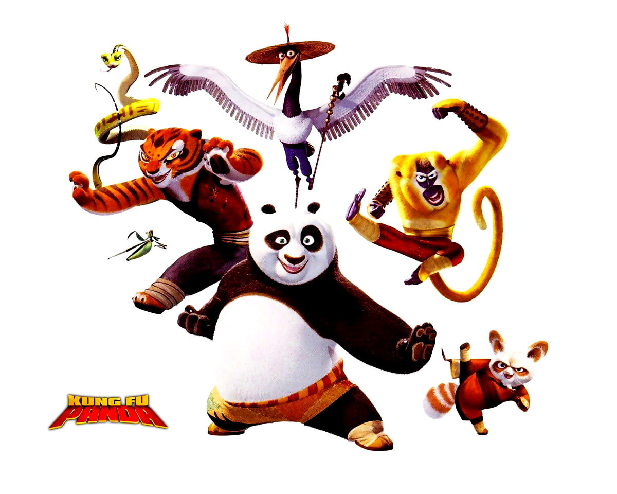 Dessins animés, jouet, Doudou, illustration, animation (scène de film d'animation "Kung Fu Panda") :