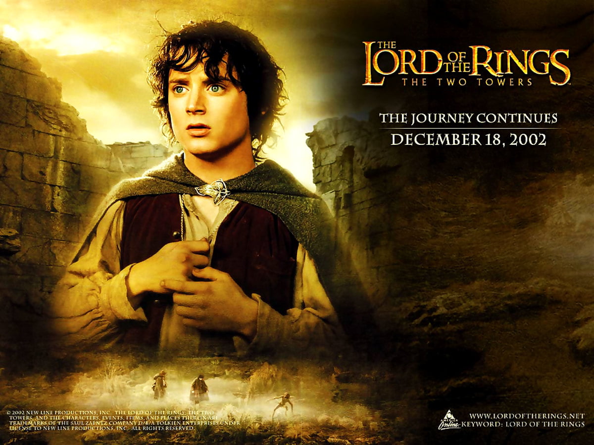 Fond d'écran Elijah Wood, Le Seigneur Des Anneaux, Affiche