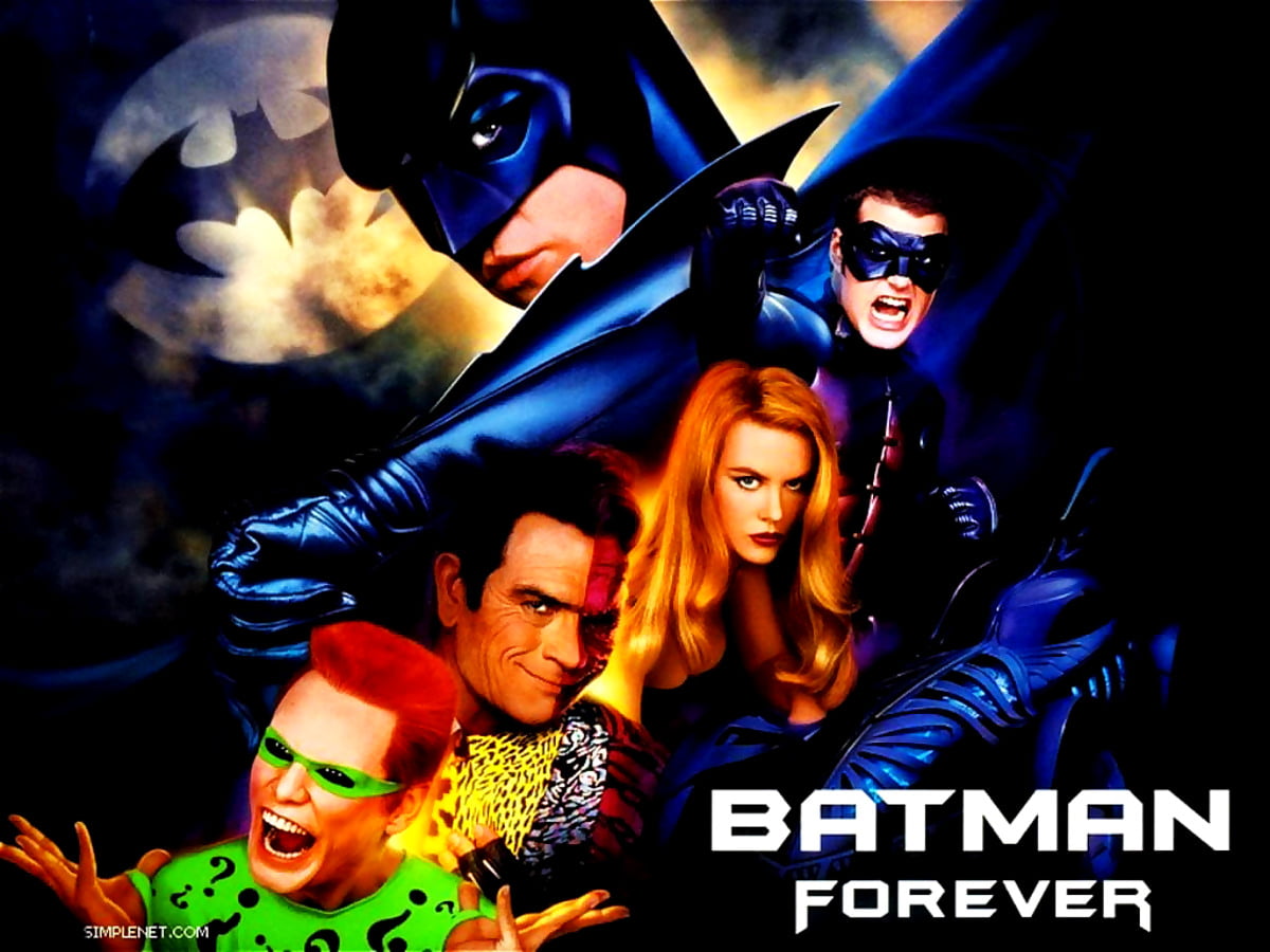 Gratuit fond d'écran — Tommy Lee Jones en costumes (scène du film "Batman") 1024x768