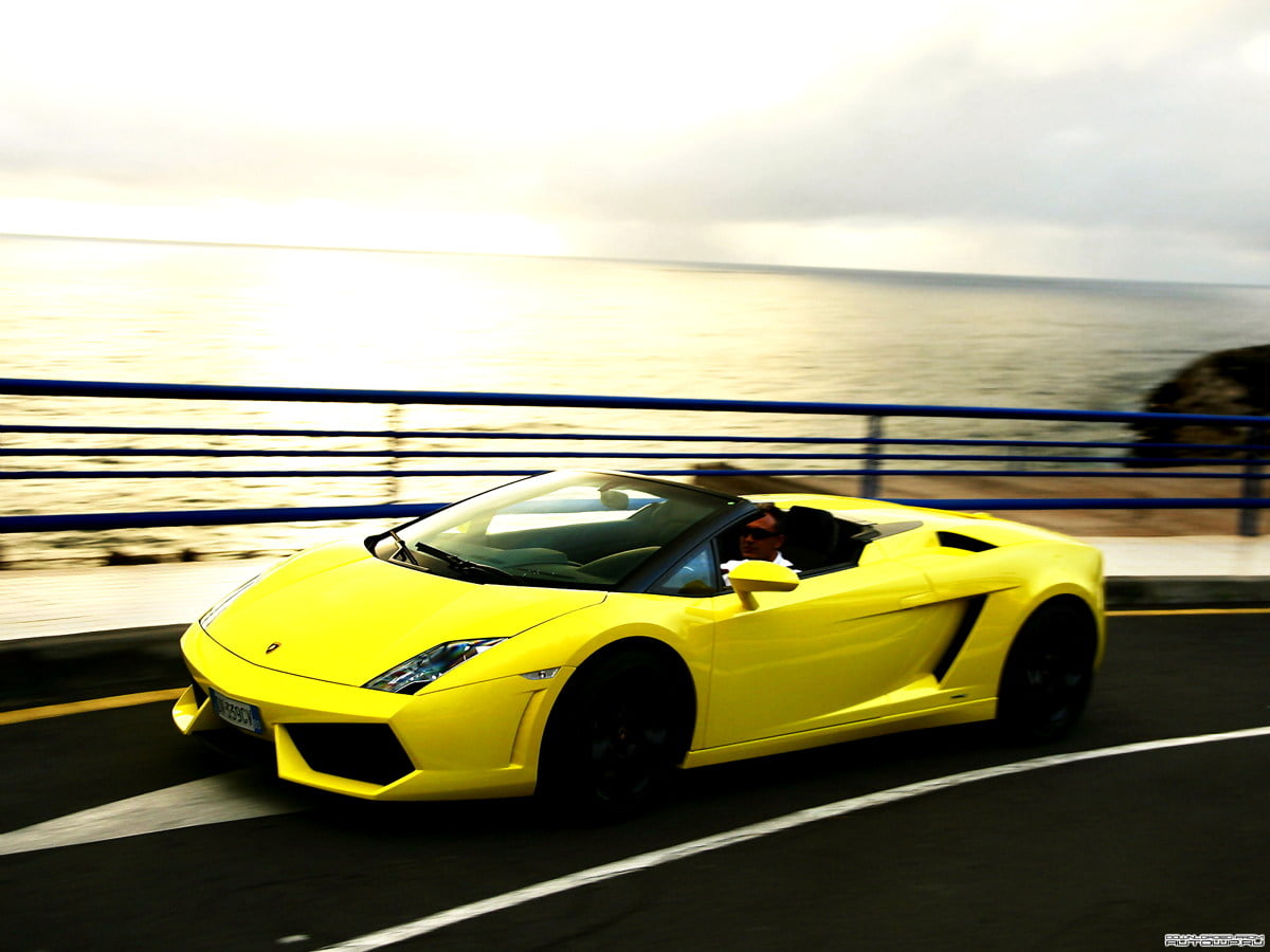 Yellow Lamborghini