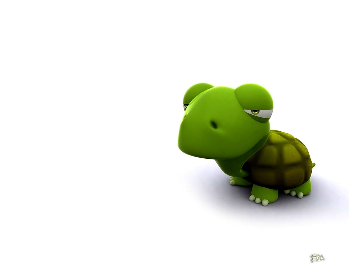 Fonds d'écran - Clipart 3D, 3D, verts, dessins animés, tortue