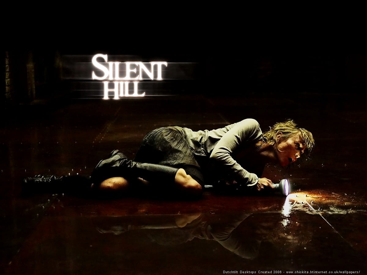 Darkness, performing arts (scene from film "Silent Hill") / background