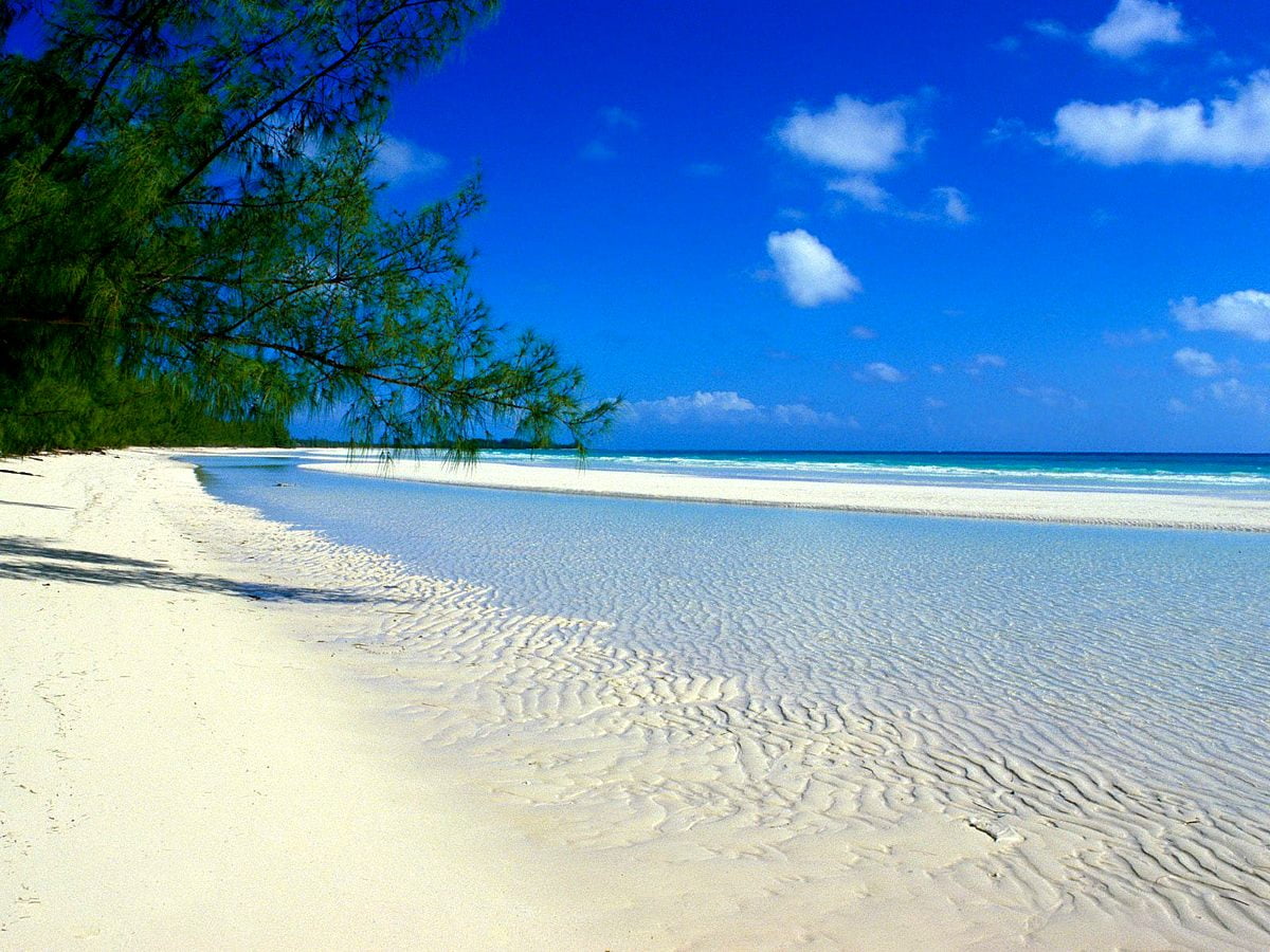 Beach, nature, blue, sand, sea : background 1600x1200