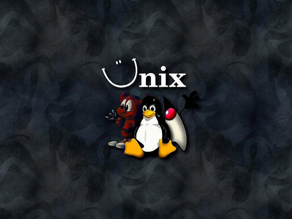 Free wallpaper / Linux, cartoons, bird, penguin, candy corn (1024x768)