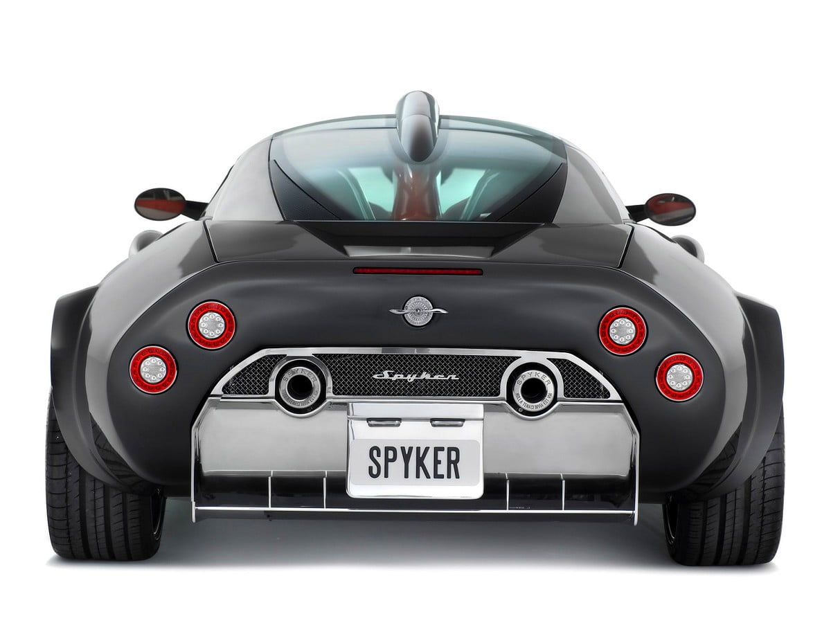 Photo d'arrière-plan - Spyker argent et noir