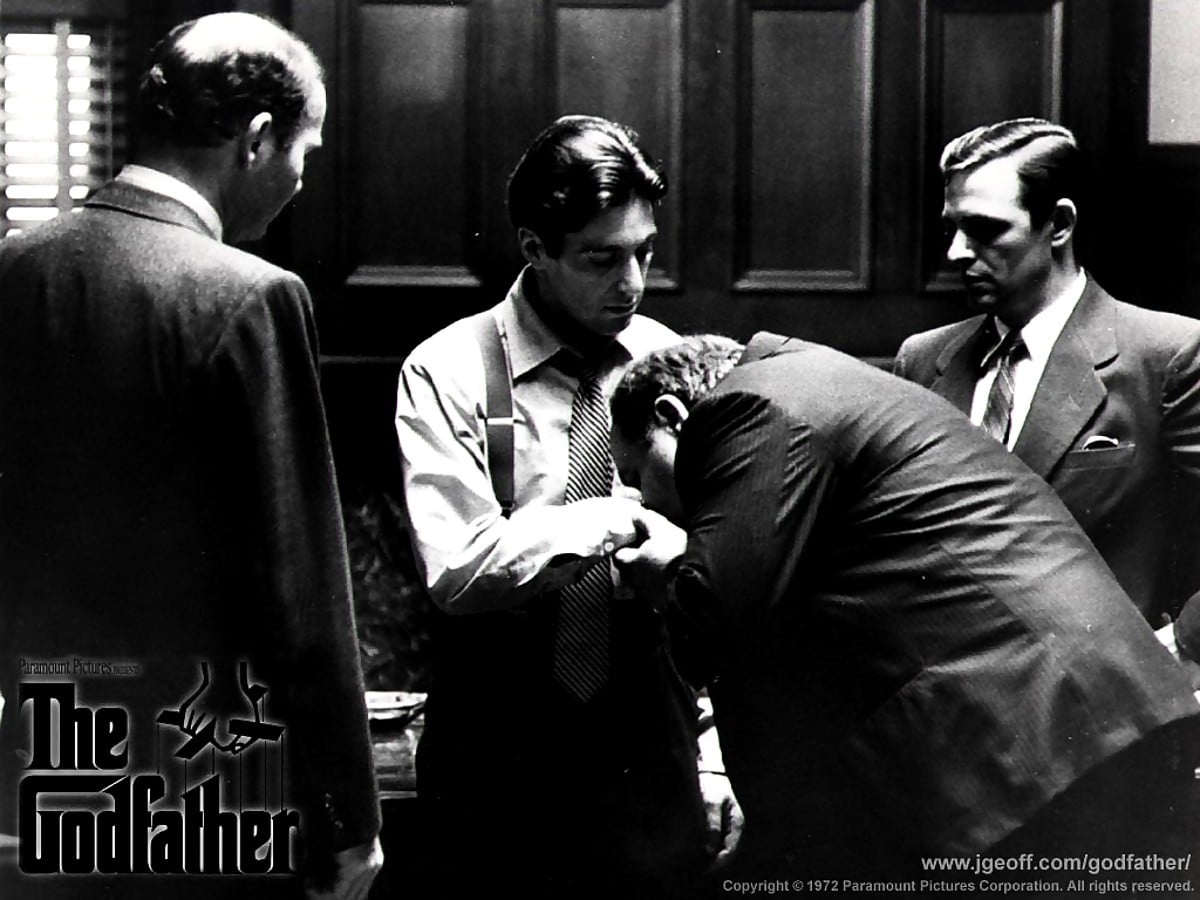 Wallpaper The Godfather, Men, Black And White | TOP Free Download pics