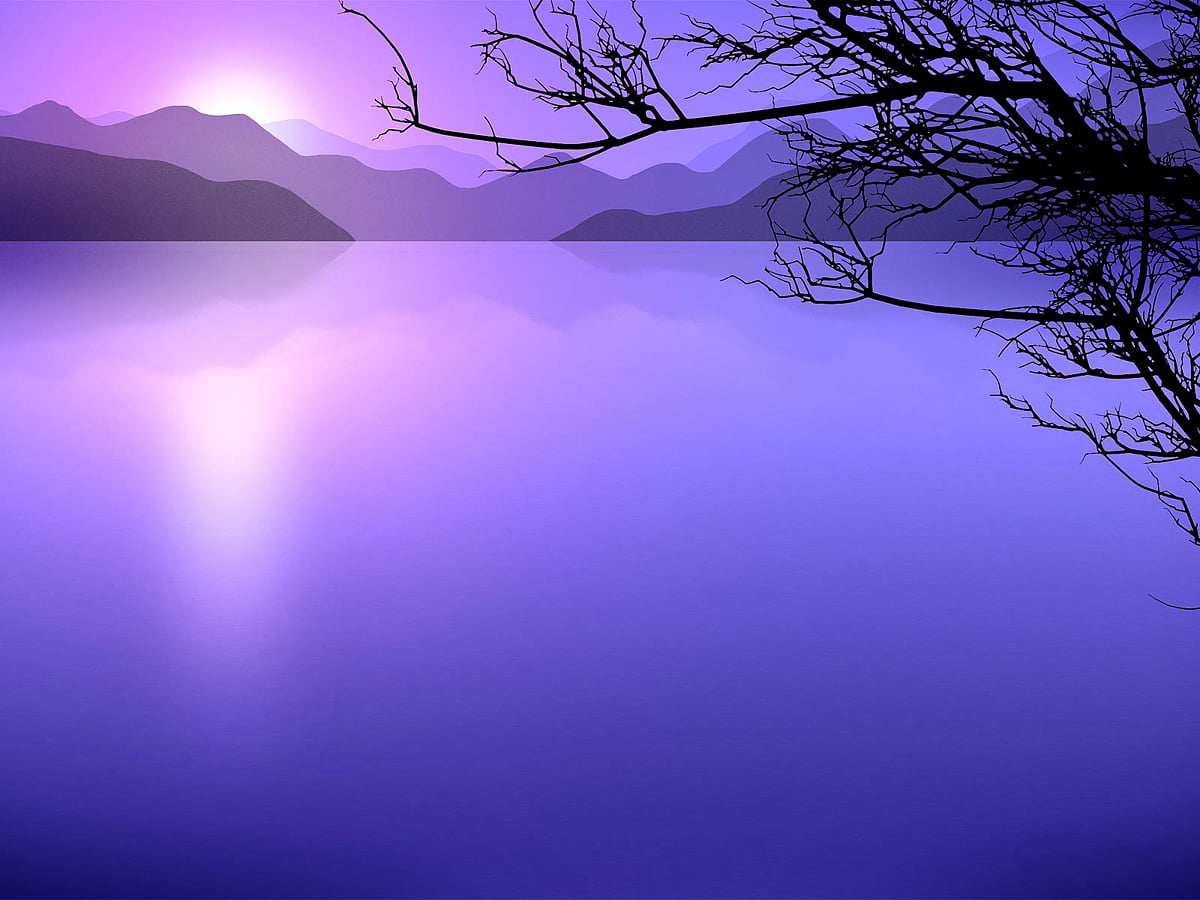 Sunset over body of water : free HD background 1600x1200