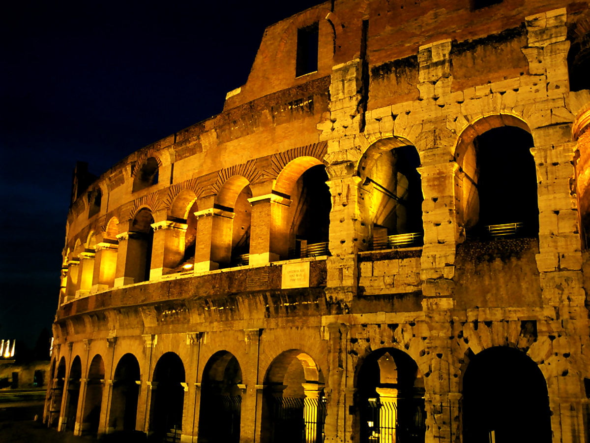 Images de fond : grand bâtiment (Colisée, Rome, Italie)