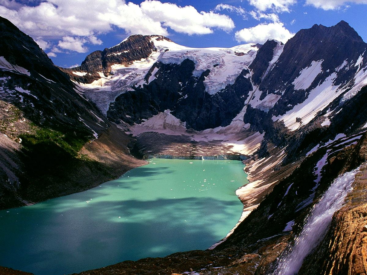Montagne et eau (Parc national de Glacier, Montana, États-Unis d'Amérique)