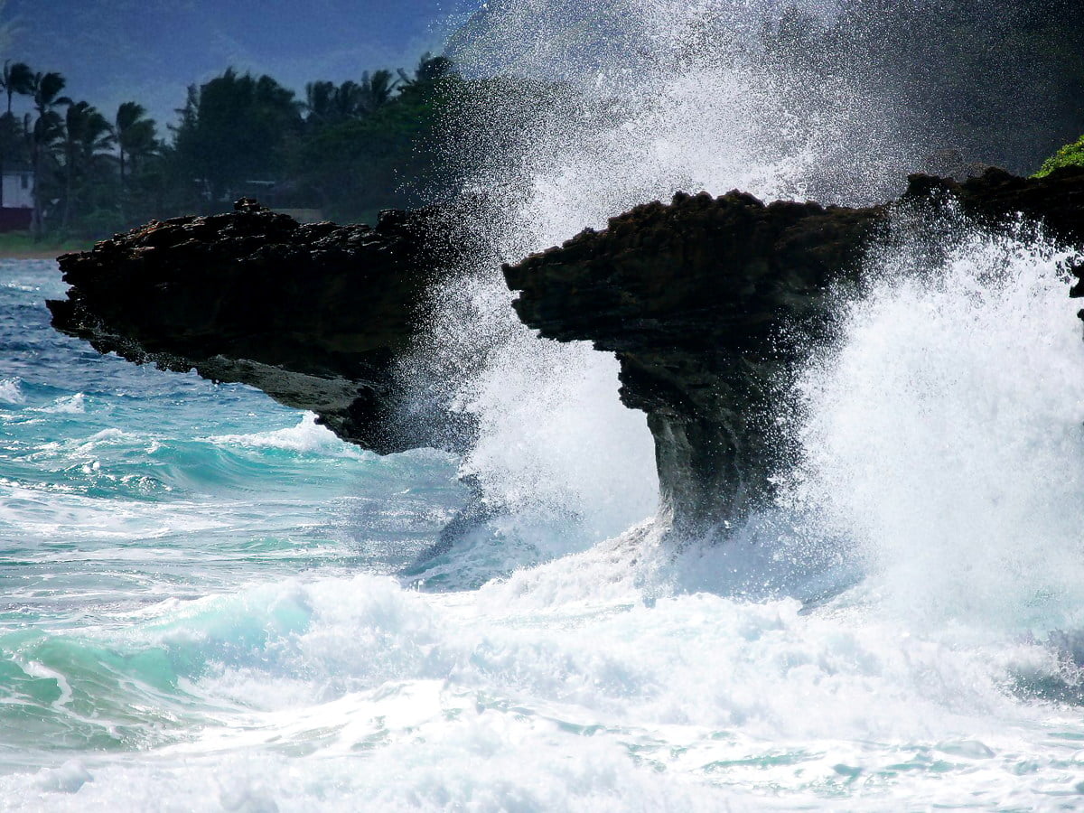 Vague de mer, vagues, mer, océan, côte - gratuit photo pour fond d'écran 1600x1200