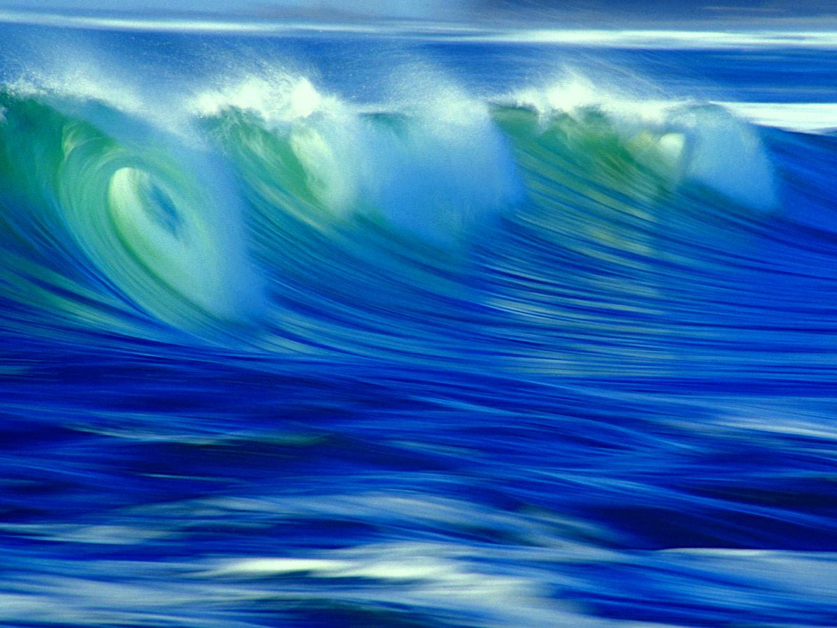 Photo floue de la vague — image de fond