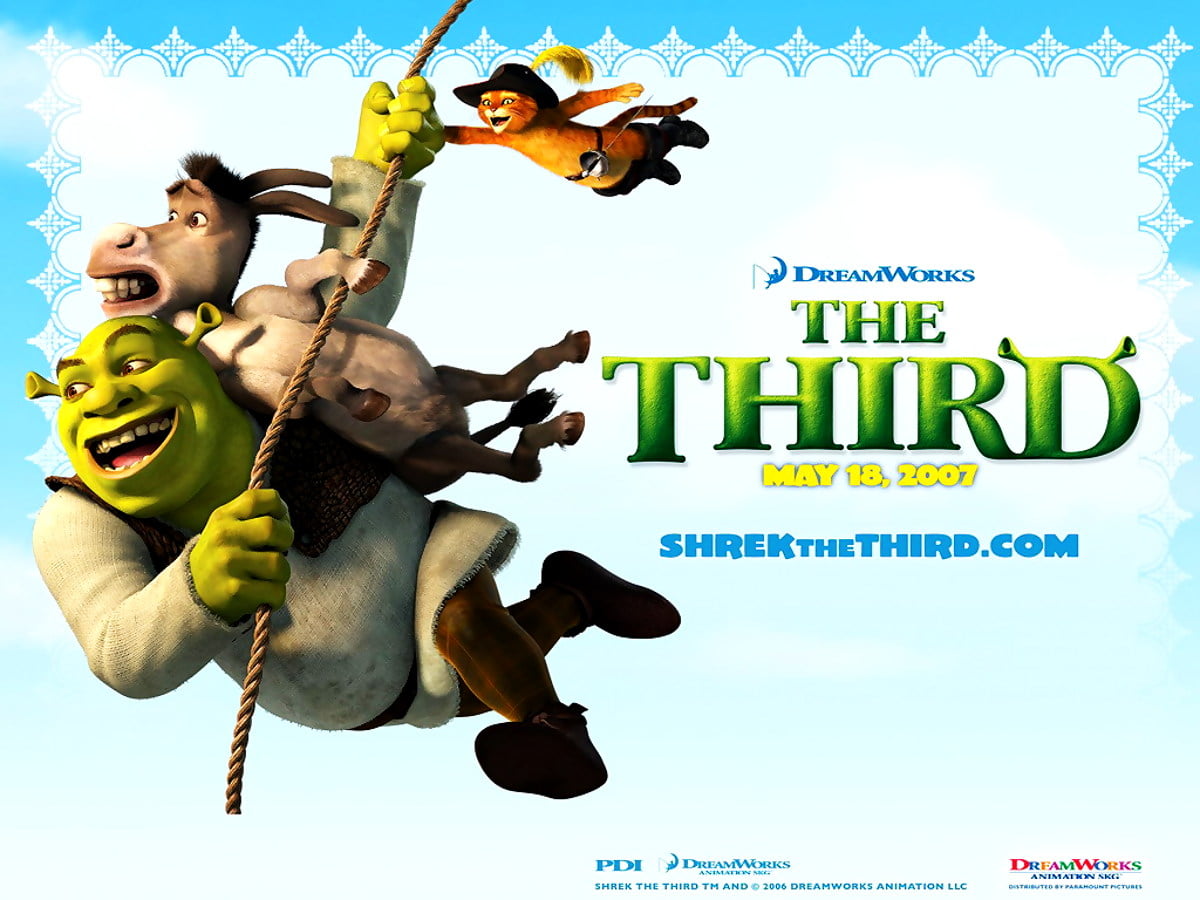 Animal en peluche (scène de film d'animation "Shrek") / gratuit image d'arrière-plan