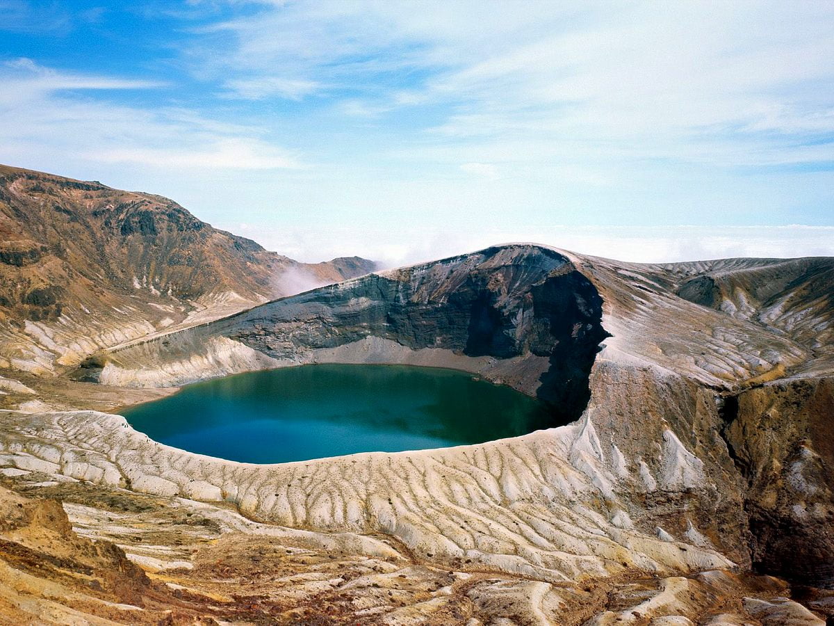 Bakgrunnsbilde Mount Zaō, Innsjø, Shichikashuku | Gratis Nedlasting av ...