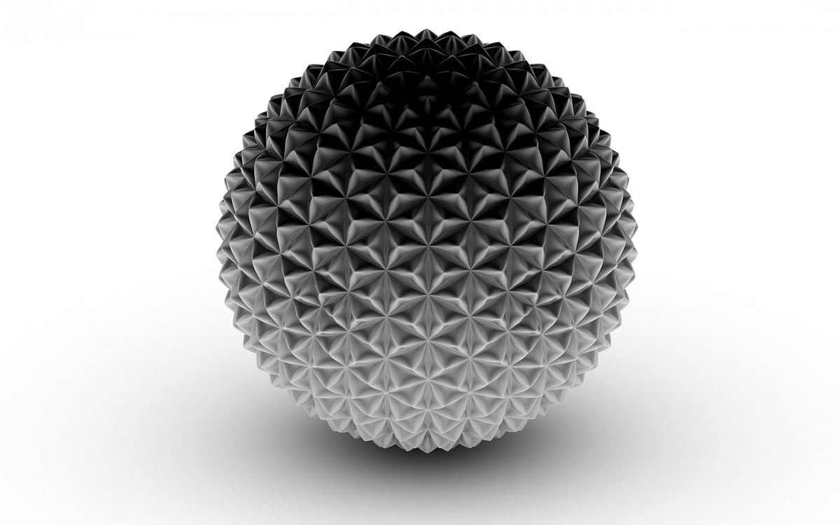 Art 3D, art numérique, 3D, créatifs, sphère — photo d'arrière-plan 1600x1000