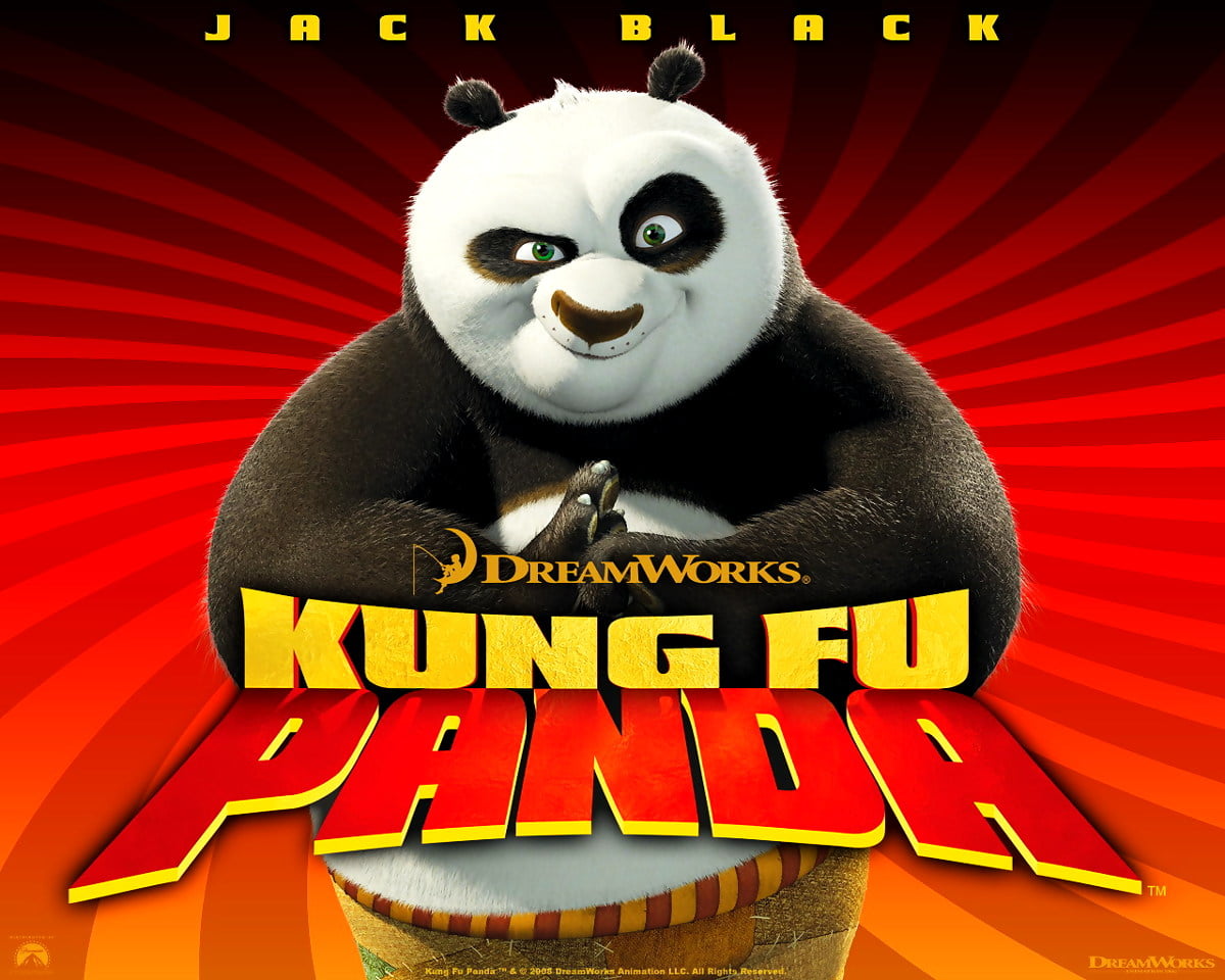Background - animated cartoon, cartoons, kung fu, animation, panda (scene from computer-animated film "Kung Fu Panda")