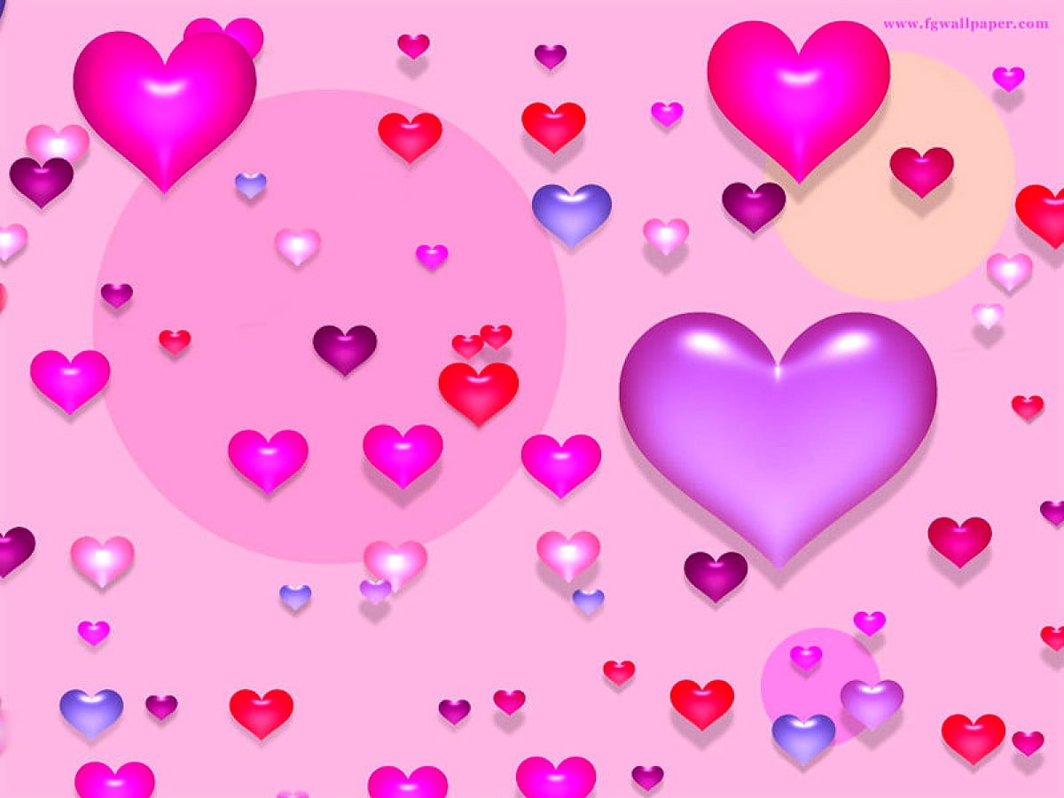 St. Valentine, Heart, Pink background | FREE Best images