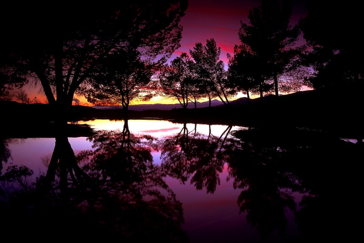 Sunset, Nature, Reflection wallpaper | TOP Free Download pictures