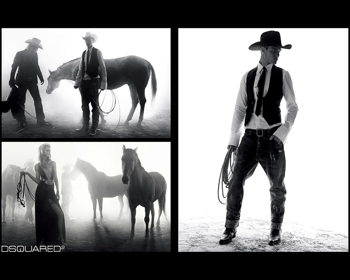 Dsquared, équitation western, noir et blanc, animaux, crinière / HD photo pour fond d'écran