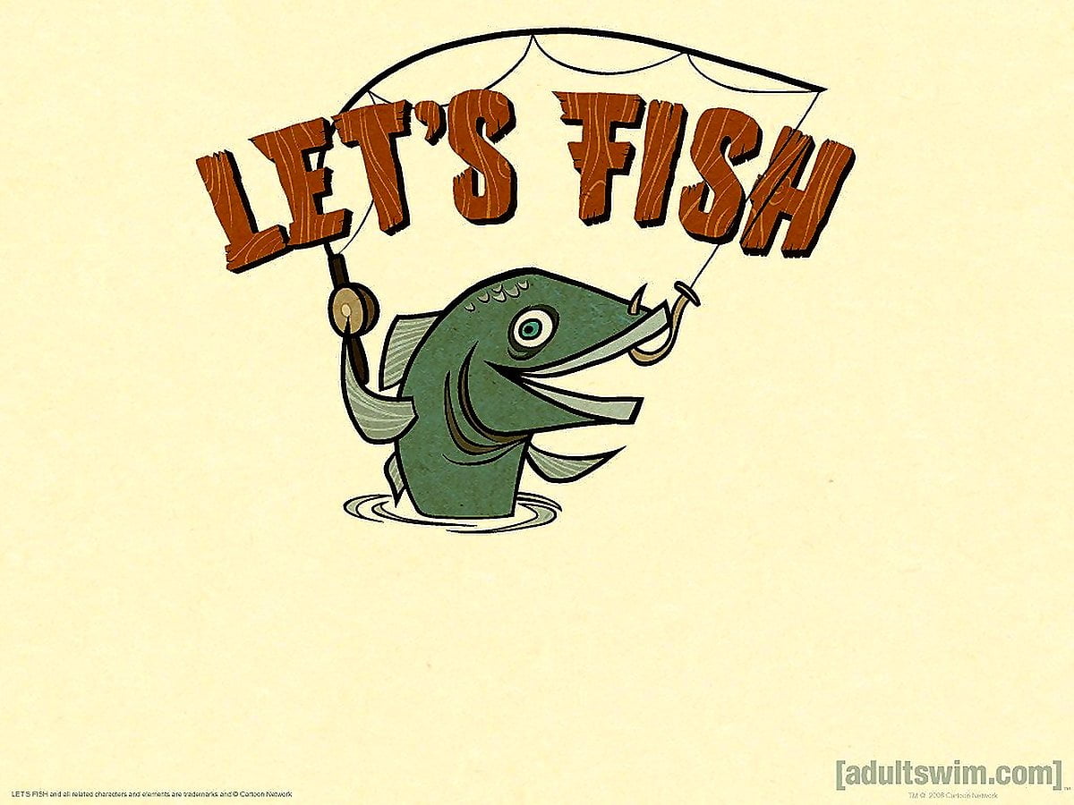 Dessins animés, animaux, illustration, poisson, dessin (scène de film d'animation "Adult Swim")