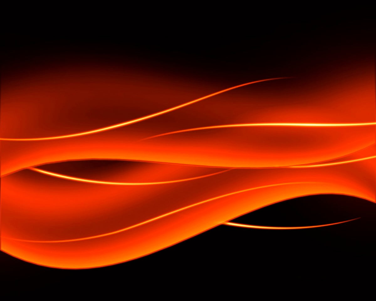 Wallpaper — graphic art, abstract, abstract lights, radiance, orange