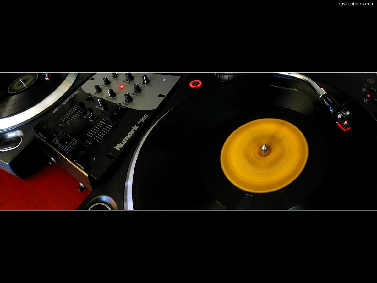 Platines, électronique, DJ, enregistrement de gramophone, La technologie : HD fond d'écran