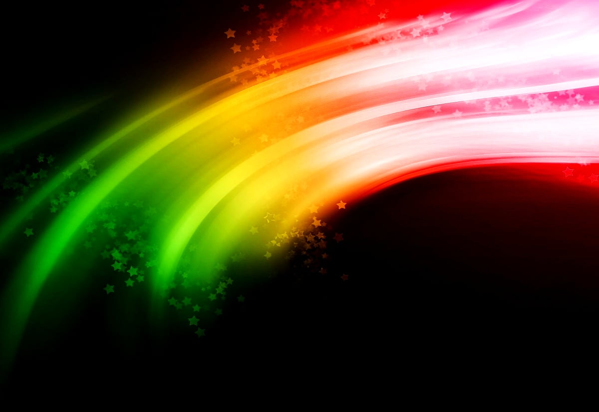 Lumières abstraites, papiers peints abstraits, verts, rouges, lumière : HD fond d'écran (1600x1100)
