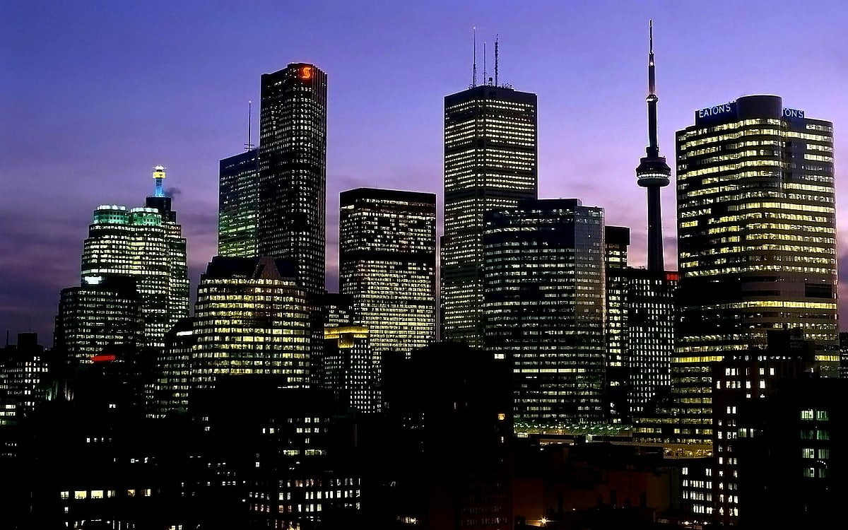 Beautiful City Night High Quality, Beautiful Skyline HD wallpaper | Pxfuel