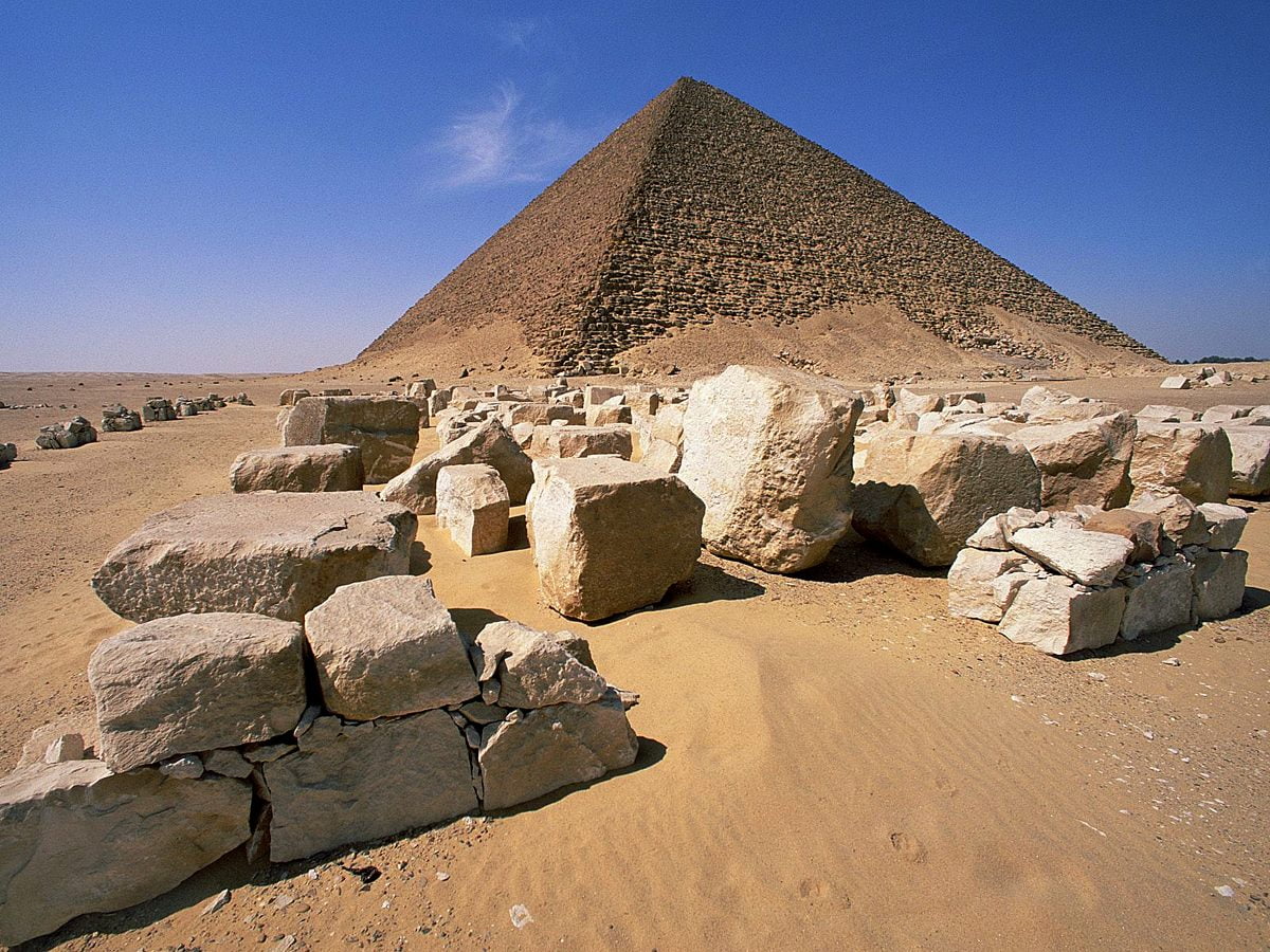 Fonds d'écran Pyramide rouge HD | Télécharger Gratuitement
