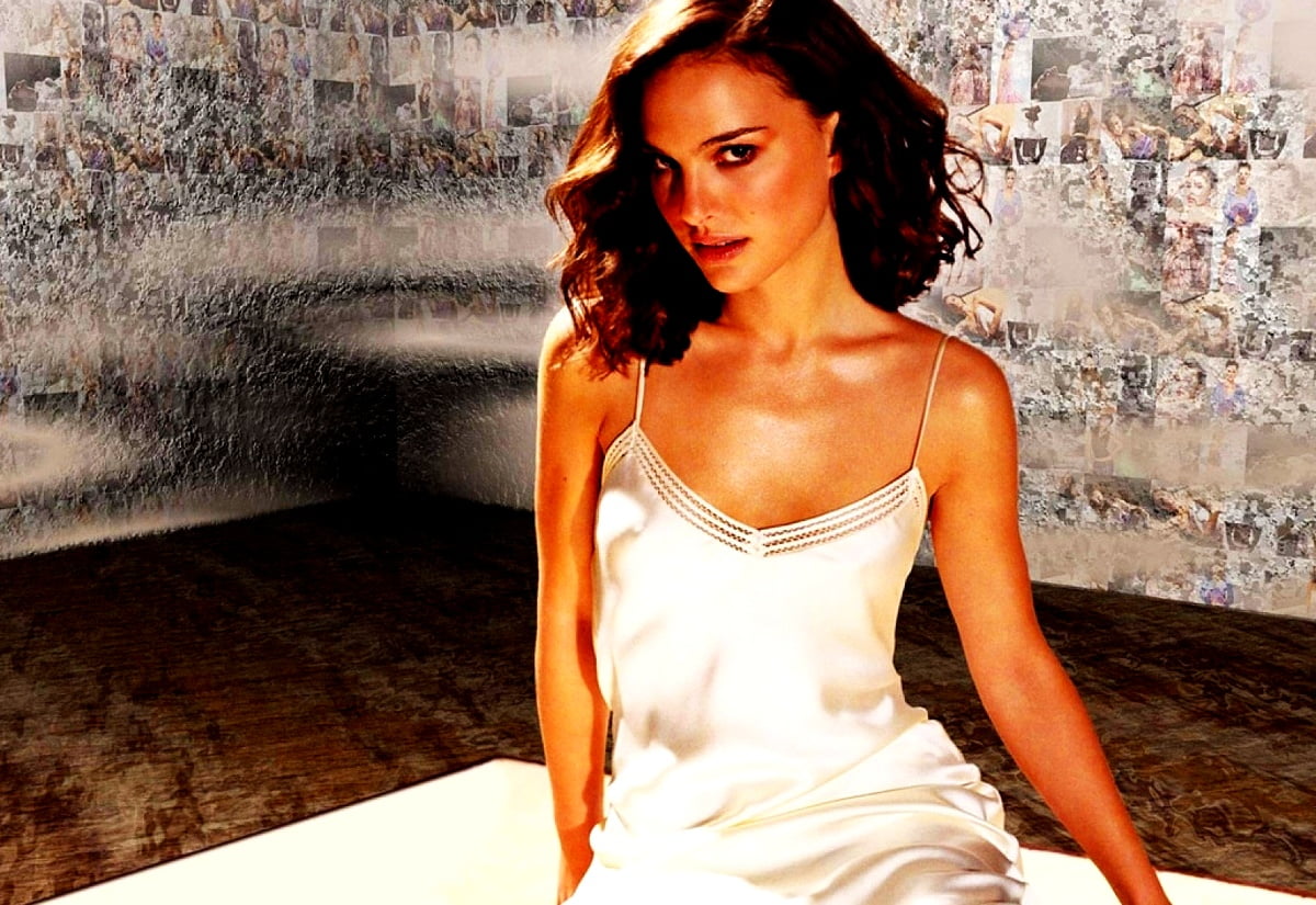 Natalie Portman en robe - images d'arrière-plan